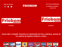 Tablet Screenshot of friobom.com